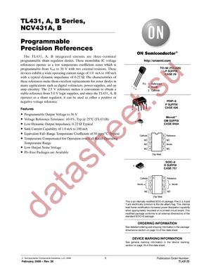 TL431AILPRPG datasheet  